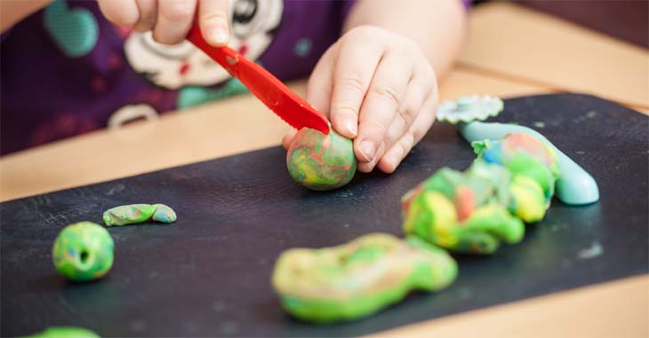 Playing With Play Dough