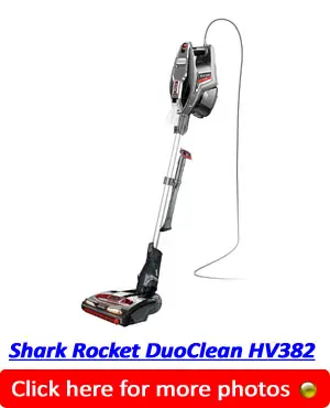 Shark Rocket DuoClean HV382 - Best Corded Stick Vacuum