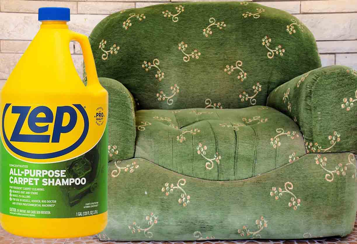 Carpet Cleaner On Upholstery