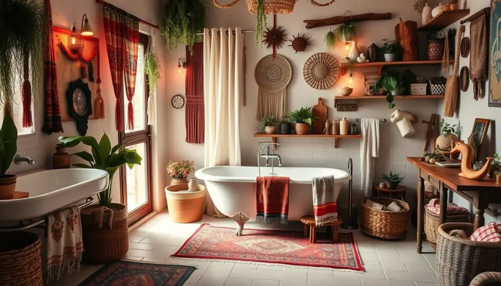 eclectic bathroom decor