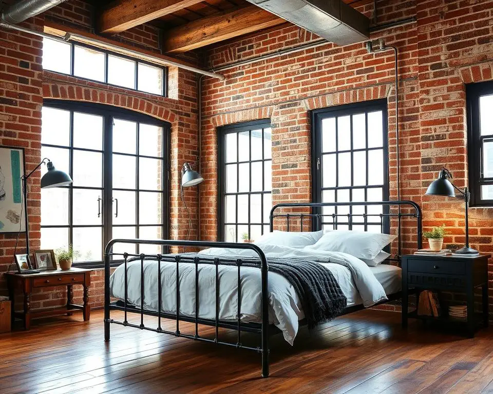 industrial bedroom design